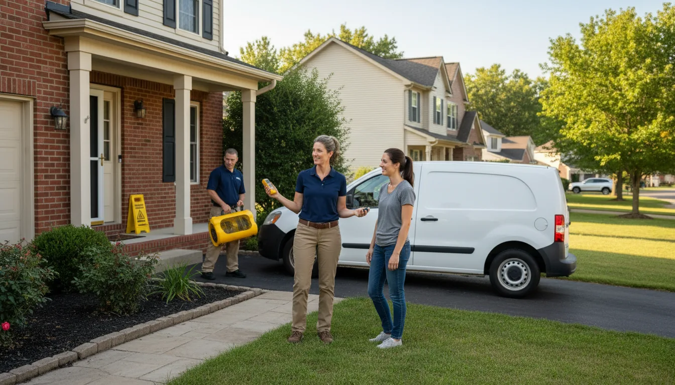 Water restoration image for Water Damage & Restoration Services in Atlanta, LA